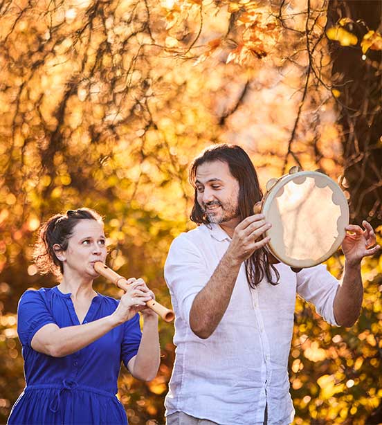 Duo Enßle-Lamprecht Anne-Suse Enßle recorder and Philipp Lamprecht percussion